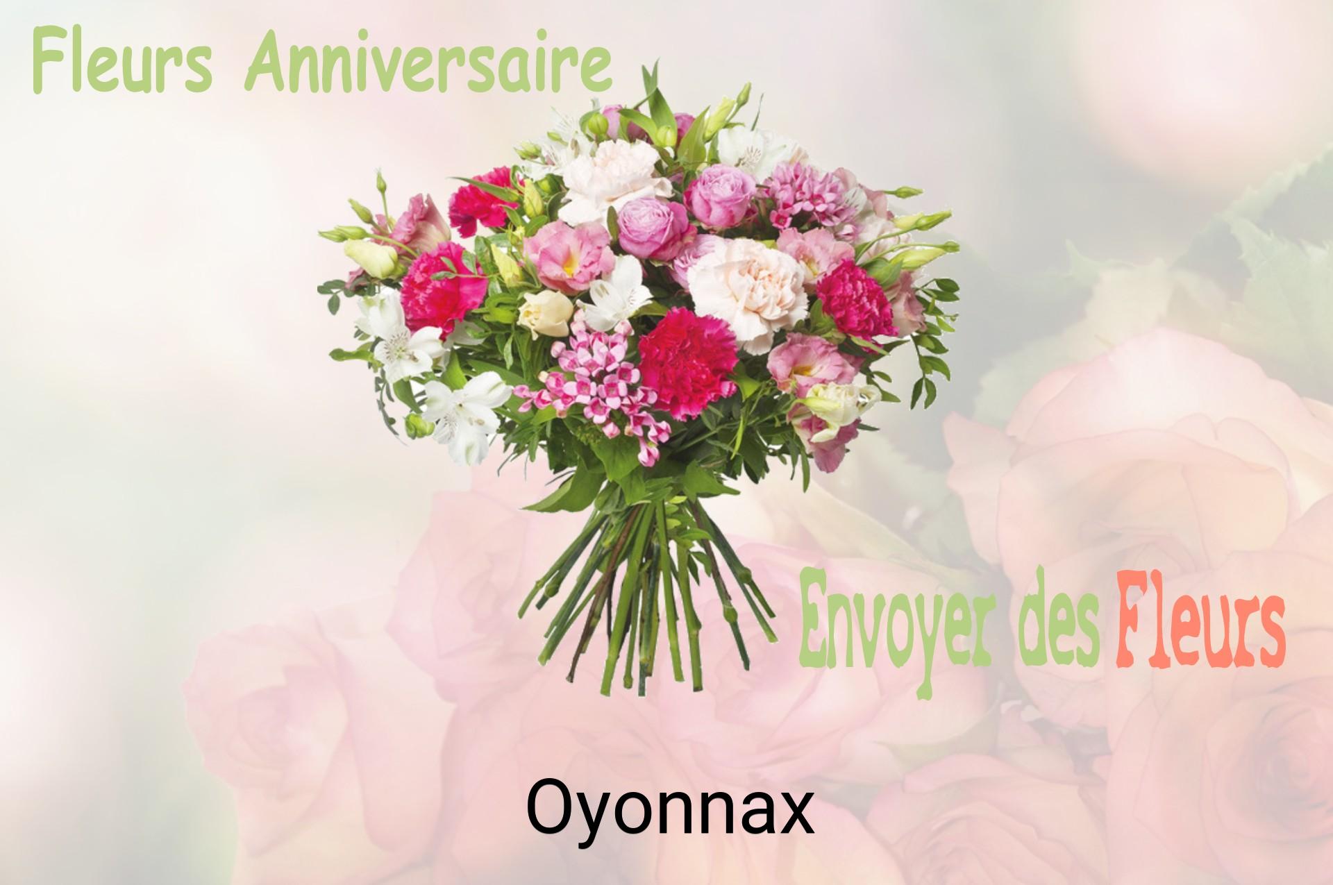 Bouquet de fleurs d’anniversaire livré à Oyonnax